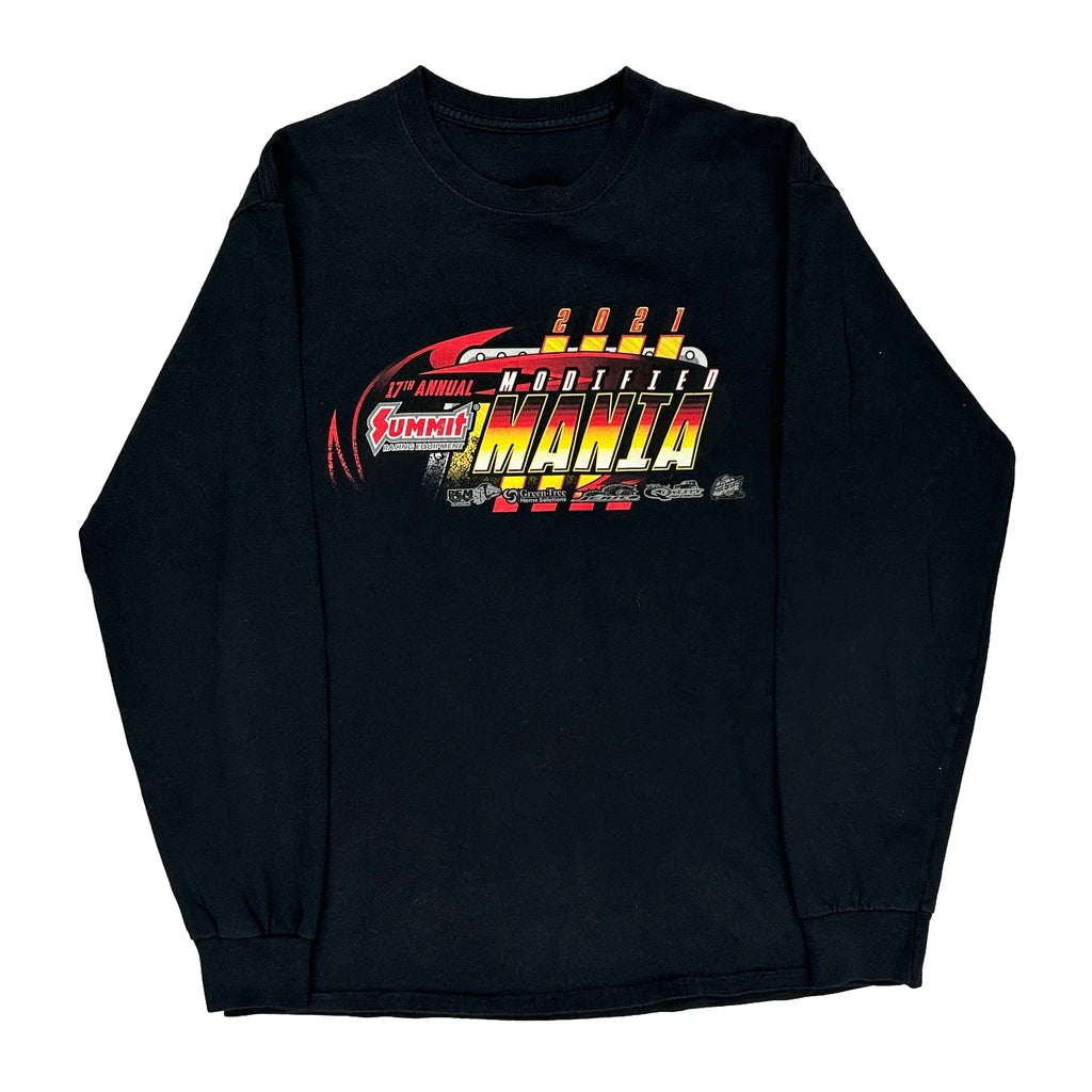 Modified Mania Unbranded Graphic T-Shirt - Medium Black Cotton ...