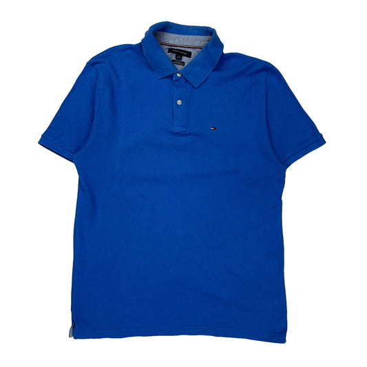 Tommy Hilfiger Polo Shirt - XL Blue Cotton