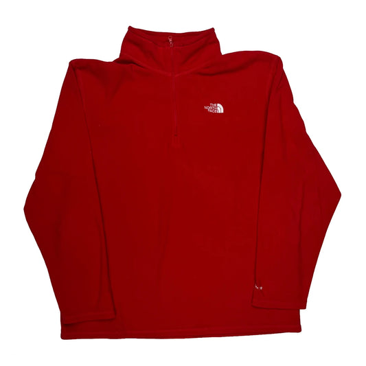 The North Face Fleece - XL Red Polyester
