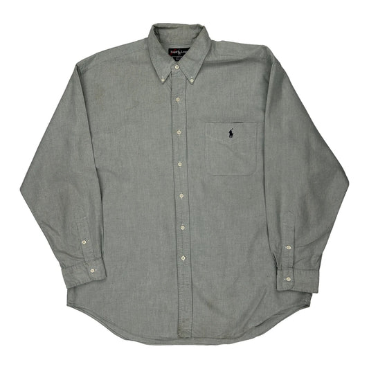 Ralph Lauren Shirt - Large Grey Cotton