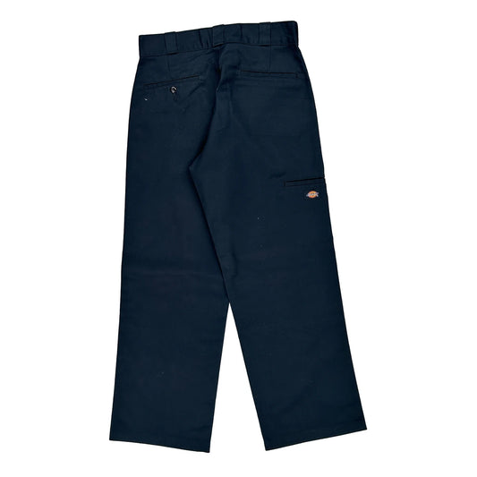 Dickies Cargo Trousers - 31W 30L Navy Polyester Blend