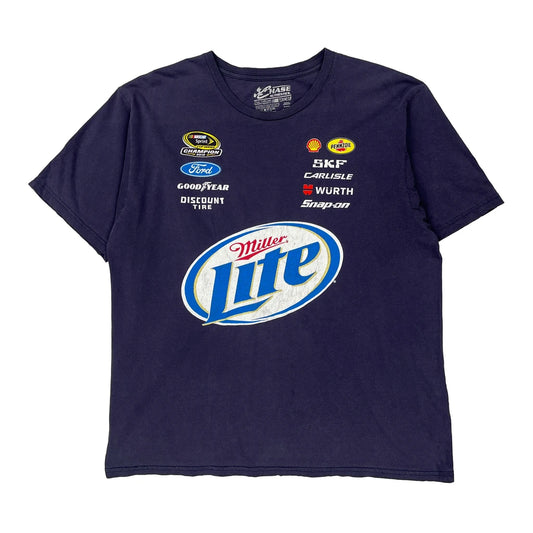 Keselowski Chase Authentics Nascar T-Shirt - XL Navy Cotton