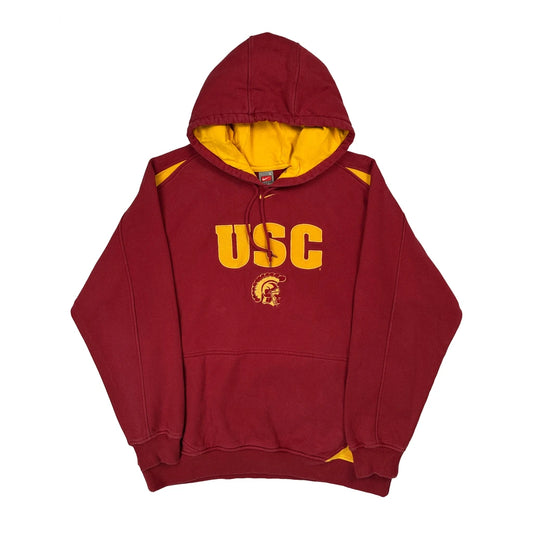 USc Trojans Nike College Hoodie - Large Red Cotton