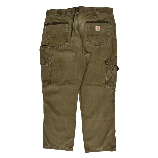 Carhartt Cargo Trousers - 36W 30L Brown Cotton