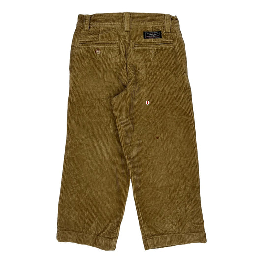 Age 4 Polo By Ralph Lauren Cord Trousers - Small Brown Cotton