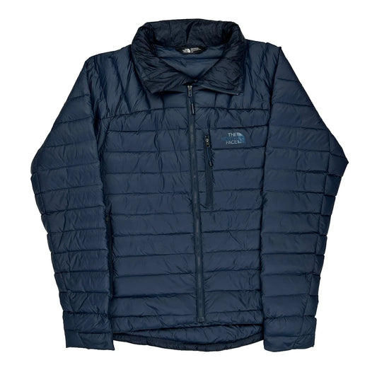 800 Fill The North Face Puffer - Small Navy Polyester
