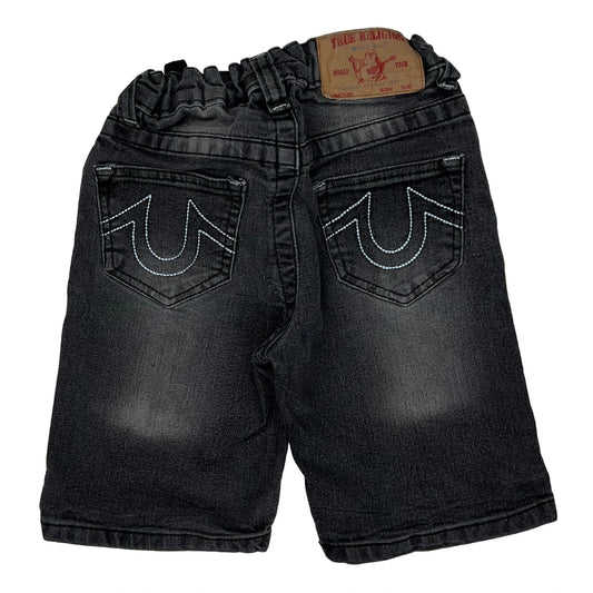 Age 6 True Religion Denim Shorts - XS Grey Denim