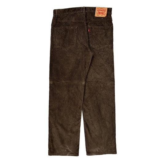 Levis Cord Trousers - 34″ Waist Brown Corduroy