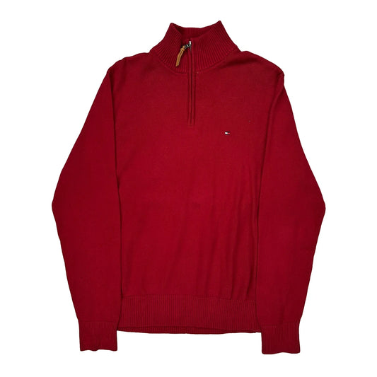 Tommy Hilfiger Jumper - Large Red Cotton