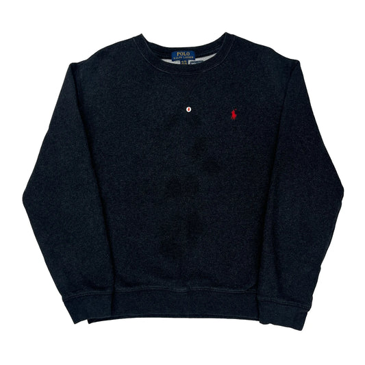 Vintage Age 15 Polo By Ralph Lauren Sweatshirt - XL Gray Cotton
