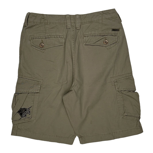 Vintage Billabong Cargo Shorts - 33W 11L Khaki Cotton