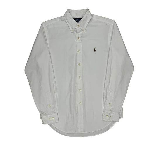 Vintage Ralph Lauren Shirt - Medium White Cotton