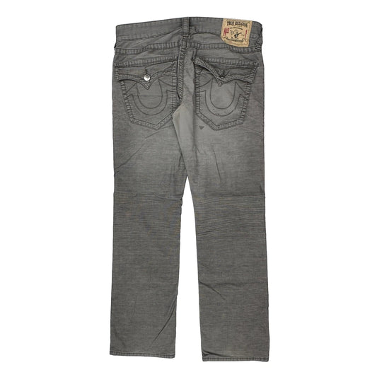 True Religion Jeans - 35W 33L Grey Cotton