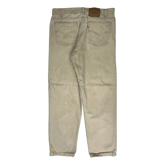 Vintage 550 Levis Jeans - 34W 30L Beige Denim