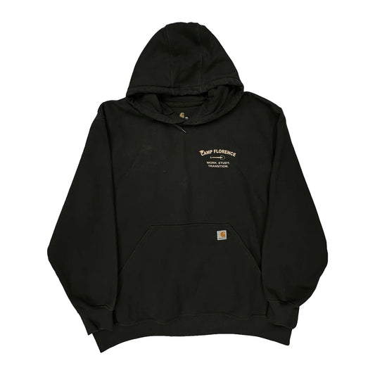 Camp Florence Carhartt Graphic Hoodie - 3XL Black Cotton