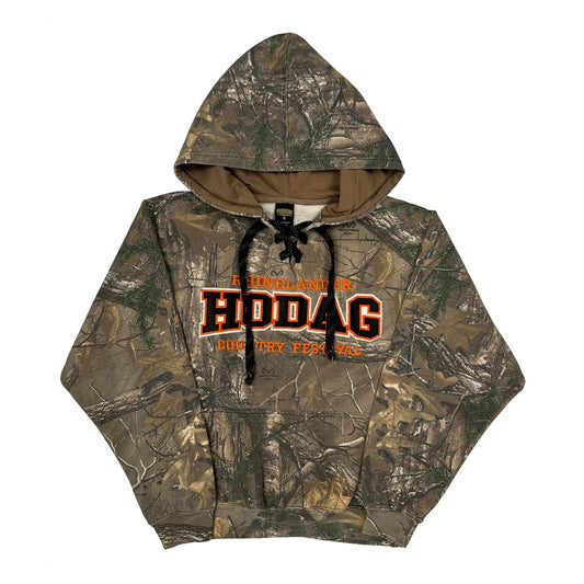 Rhinelander Hodag Country Festival Signature Camo Hoodie - Small Camo Cotton