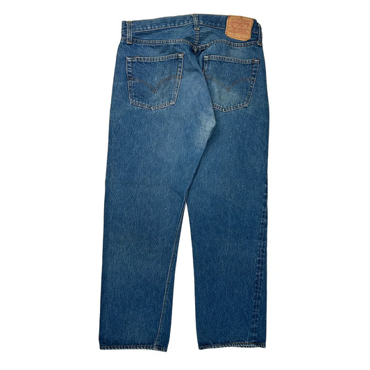 501 Levis Jeans - 32W 31L Blue Denim