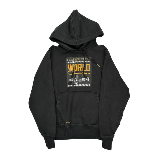 Champion Hoodie - Small Black Cotton