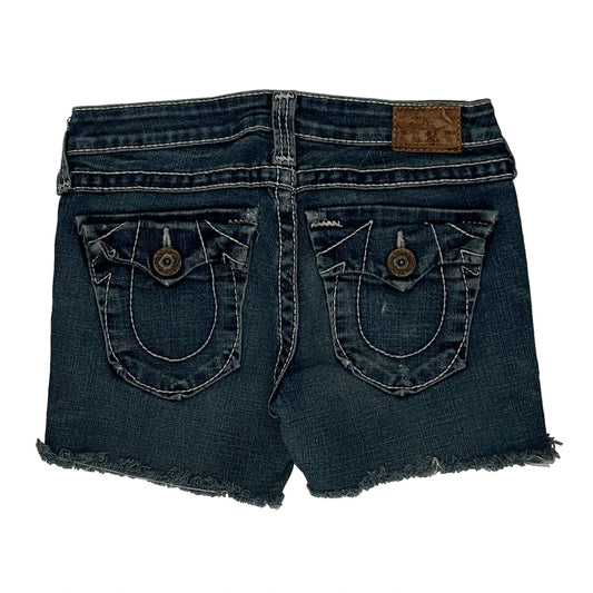 True Religion Denim Shorts - 26W US 0 Blue Denim