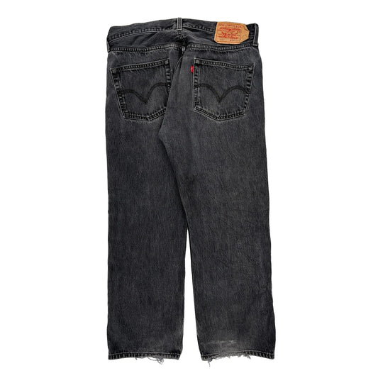 501 Levis Jeans - 34W 28L Grey Denim