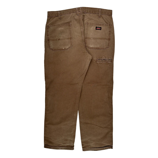 Dickies Pants - 36W 29L Brown Cotton