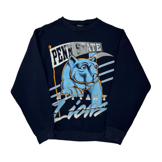 Penn State Nittany Lions Savvy College Sweatshirt - Large Navy Cotton