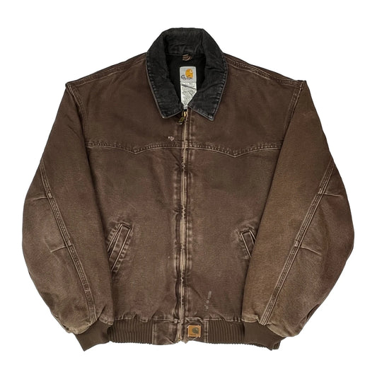 Carhartt Jacket - 2XL Brown Cotton