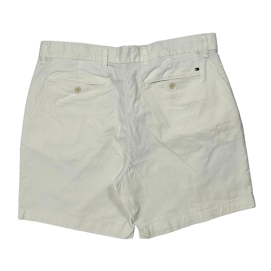 Tommy Hilfiger Chino Shorts - 36W 7L White Cotton