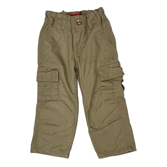 Age 1-2 Levis Cargo Trousers - 2XS Khaki Cotton Blend