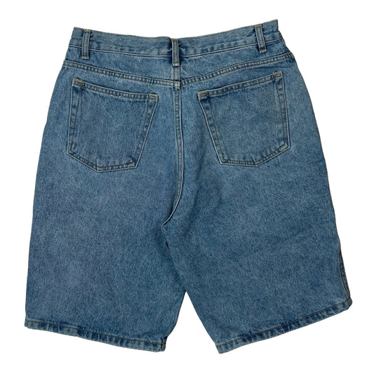 Falls Creek Denim Shorts - 28W 10L Blue Cotton