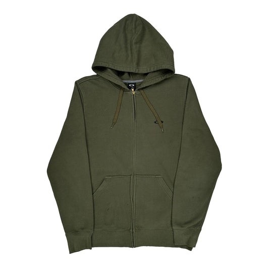 Oakley Hoodie - Large Green Cotton