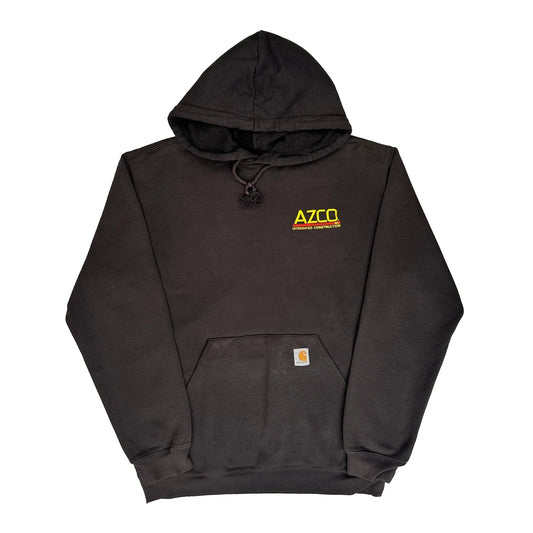Carhartt Hoodie - Medium Black Cotton Blend