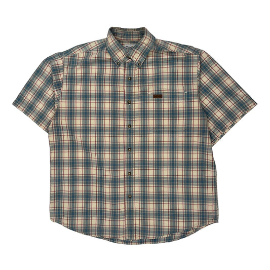 Carhartt Checked Short Sleeve Shirt - Large Multicoloured Cotton