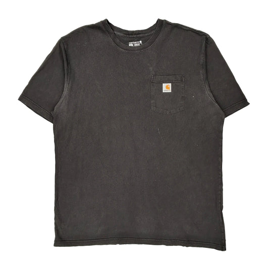 Carhartt Tall T-Shirt - XL Black Cotton