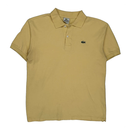 Lacoste Polo Shirt - Large Yellow Cotton