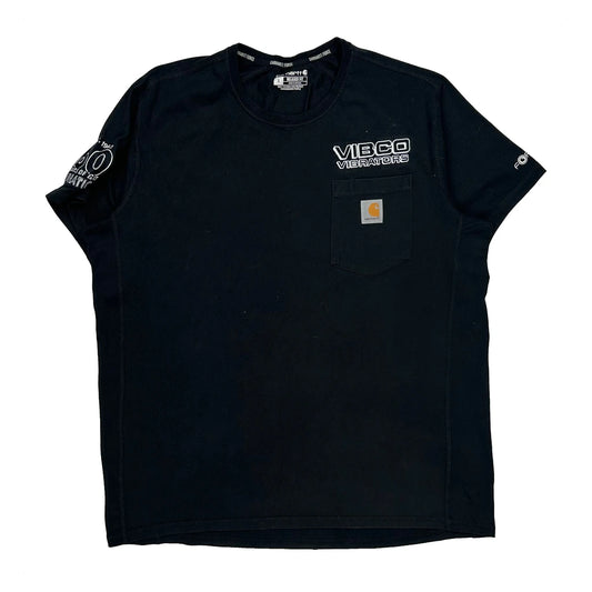 Vibco Vibrators Carhartt T-Shirt - Large Black Cotton