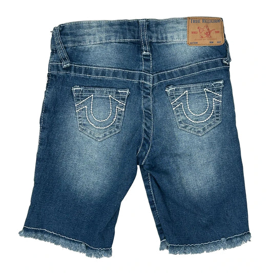 Age 4T True Religion Denim Shorts - XS Blue Denim
