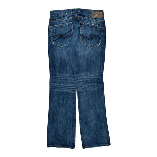 Silver Jeans - 33W 32L Blue Cotton