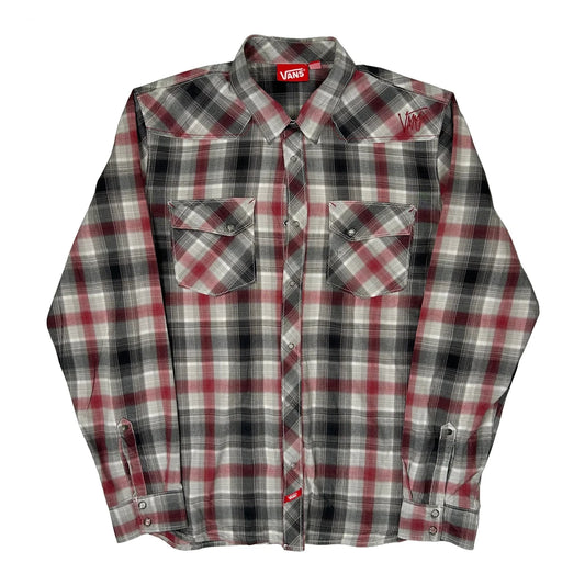 Vintage Vans Checked Flannel Shirt - Large Multicoloured Cotton