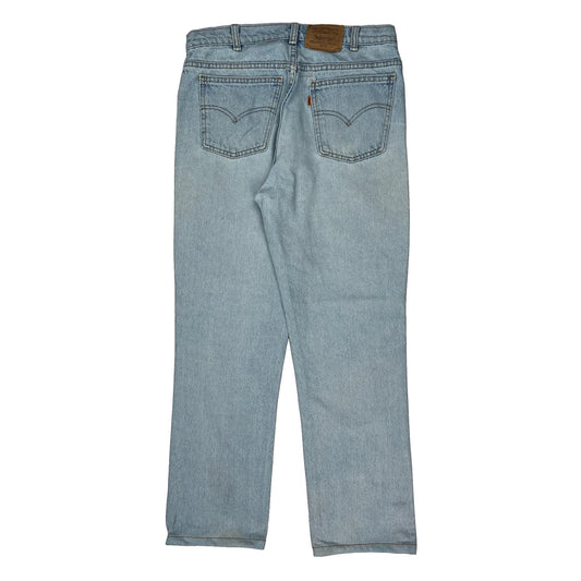 90S 619 Levis Orange Tabs Jeans - 32W 29L Light Wash Denim