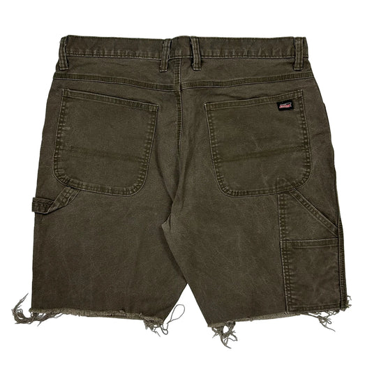 Dickies Carpenter Shorts - 35W 10L Brown Cotton