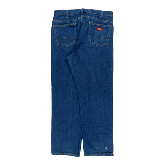 Wrangler Jeans - 35W 32L Blue Cotton