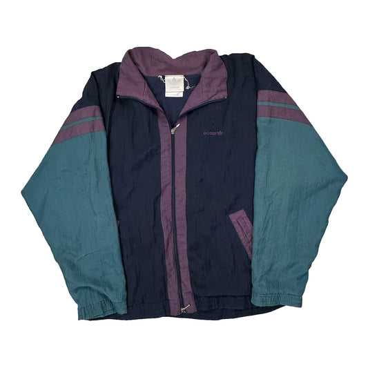 Adidas Spellout Windbreaker - Large Navy Nylon