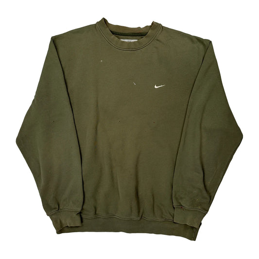 Nike Sweatshirt - XL Green Cotton