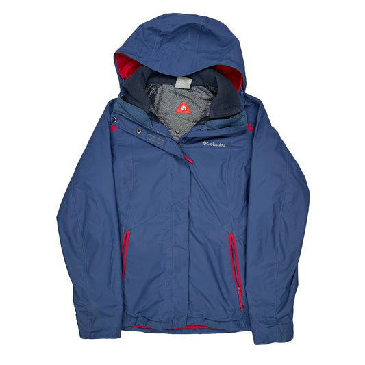 Columbia Omni Heat Ski Jacket - Medium Red Polyester