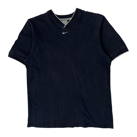 Vintage Nike T-Shirt - Medium Navy Cotton