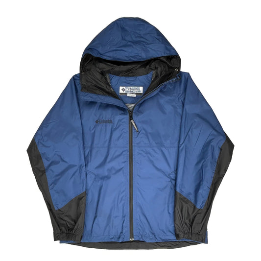 Columbia Waterproof Jacket - Large Blue Nylon