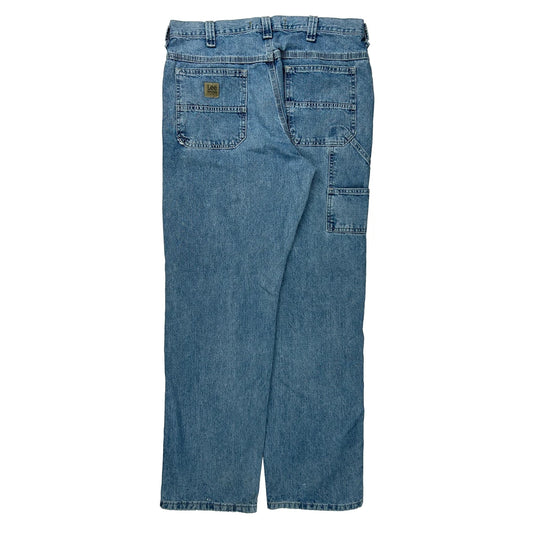 Lee Carpenter Jeans - 34W 32L Blue Denim