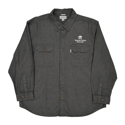 Carhartt Shirt - 2XL Grey Cotton