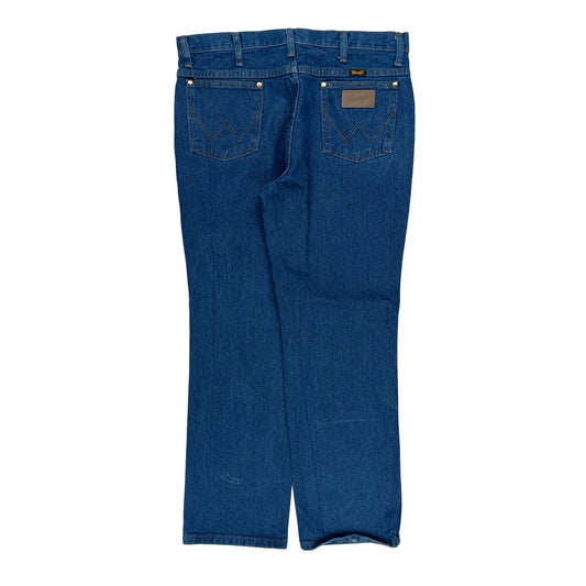Wrangler Jeans - 35W 30L Blue Cotton